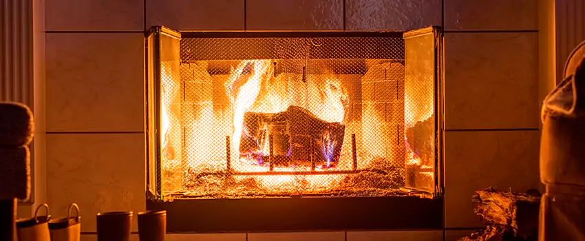 Mendota Hearth Landscape Fireplace Installation in Stockbridge, Georgia